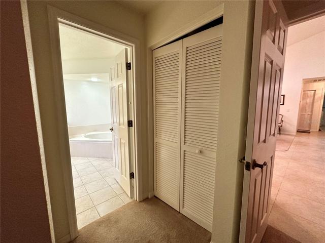 Master bath entry & lst walk-in closet