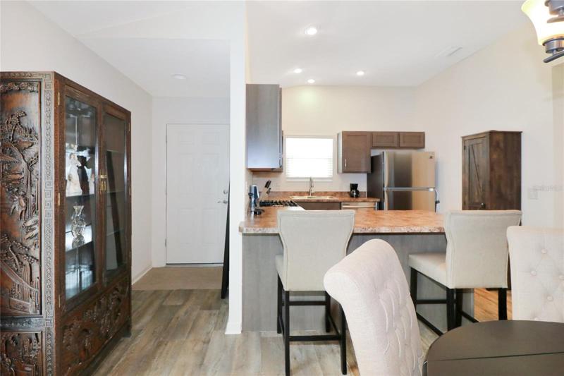 Cabinet in this picture does not come with the home.