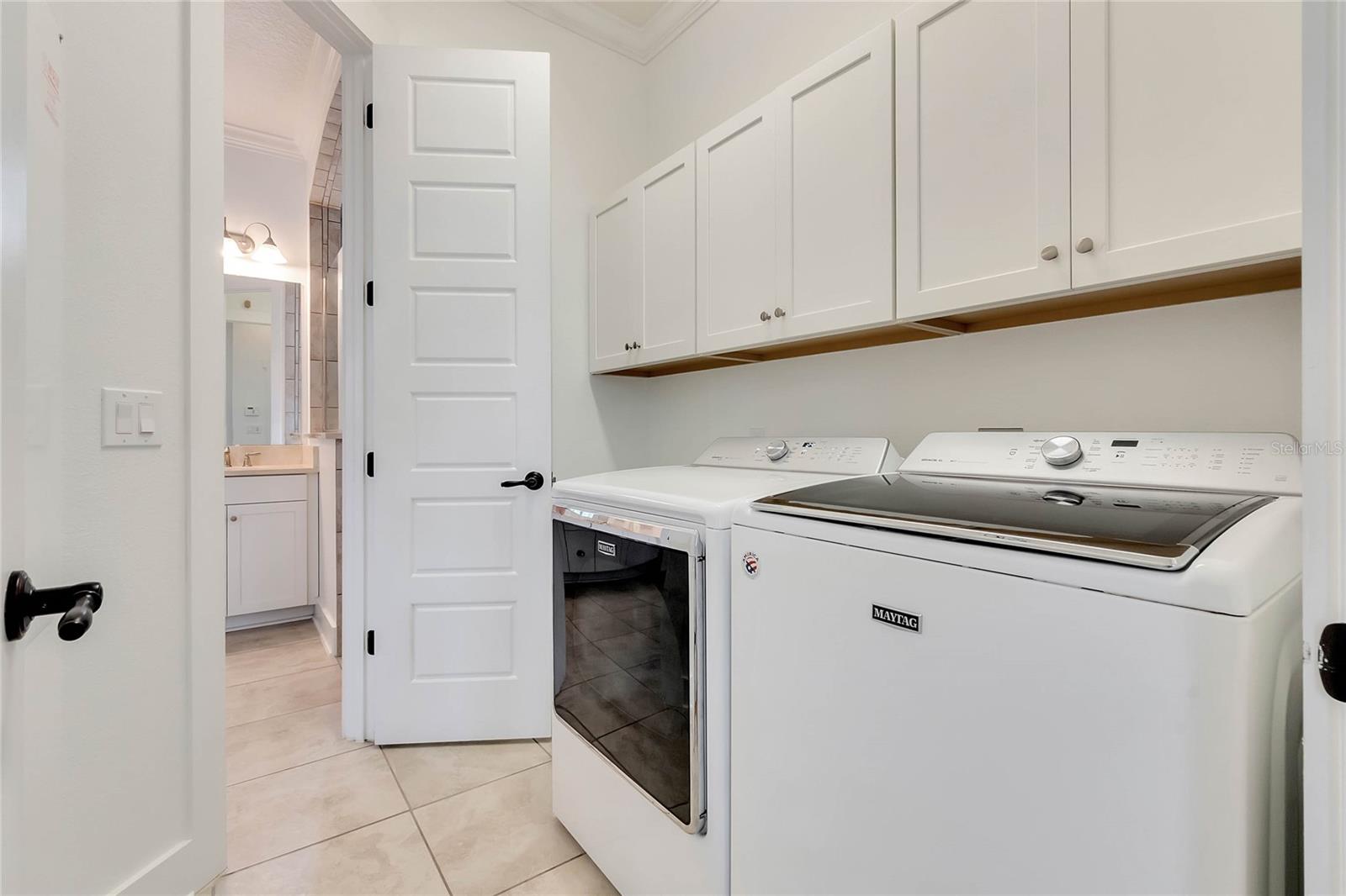 Downstairs Laundry-Connects to the Master