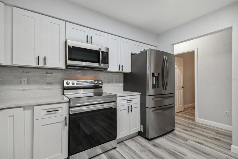 Stainless Steel electric appliances.