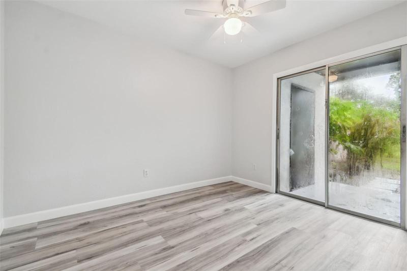 Slider to back patio.
