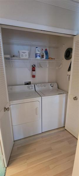 Washer and Dryer Closet