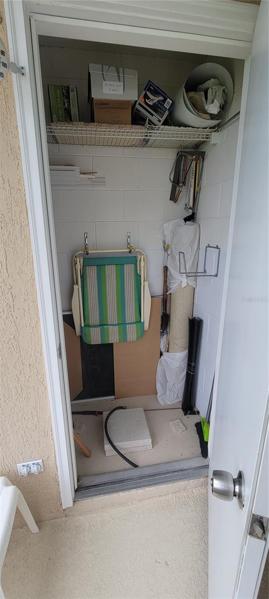 Patio Rear Storage Room
