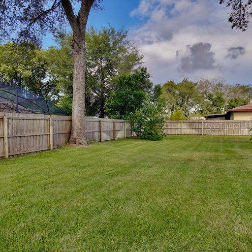 LARGE FENCED YARD
