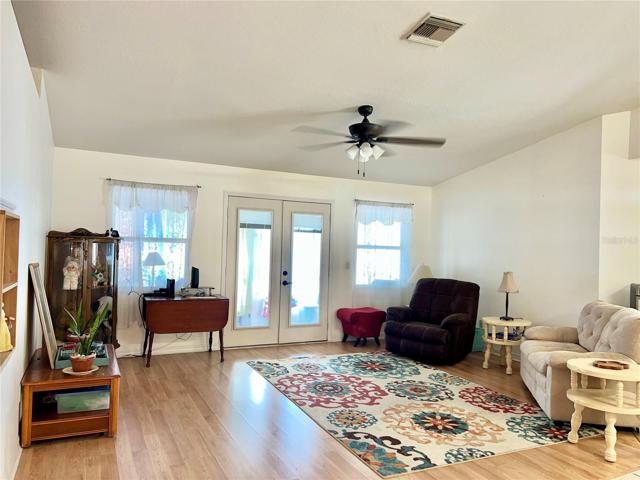 Living Room - French Doors to Patio