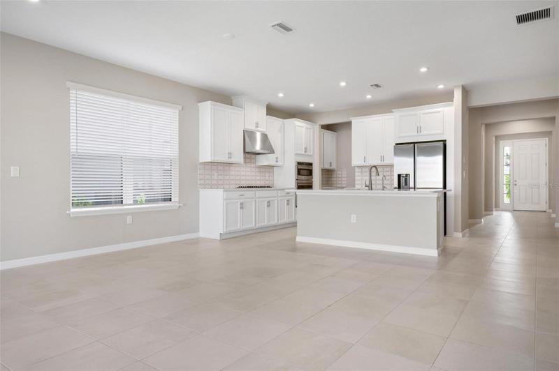 Kitchen and dining area