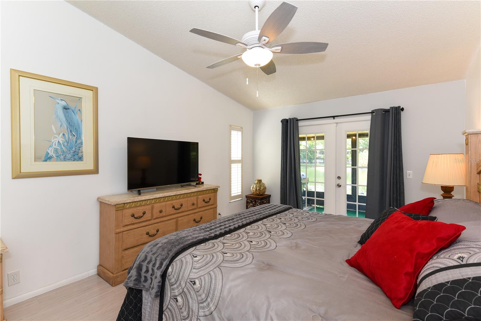 Primary Bedroom w/access to the Lanai