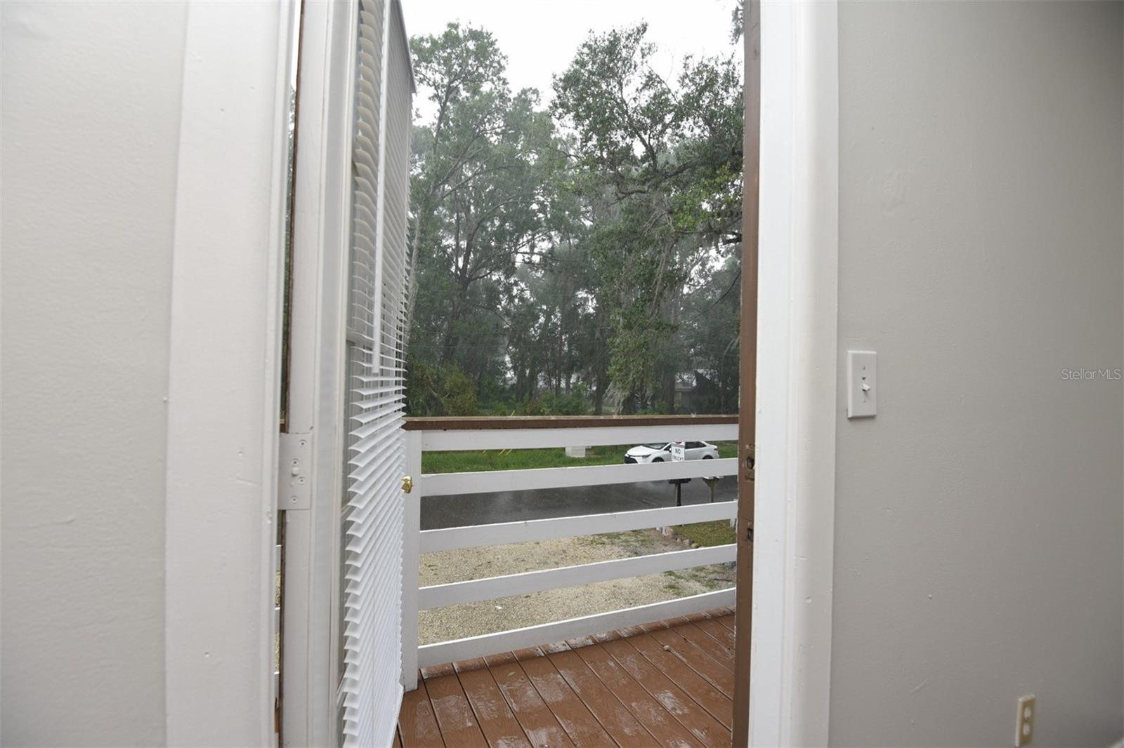 Balcony off the Bedroom