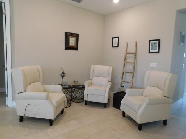 Conversation or reading area.
