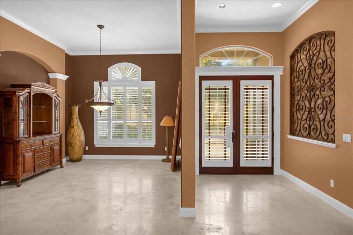Dining room from living room