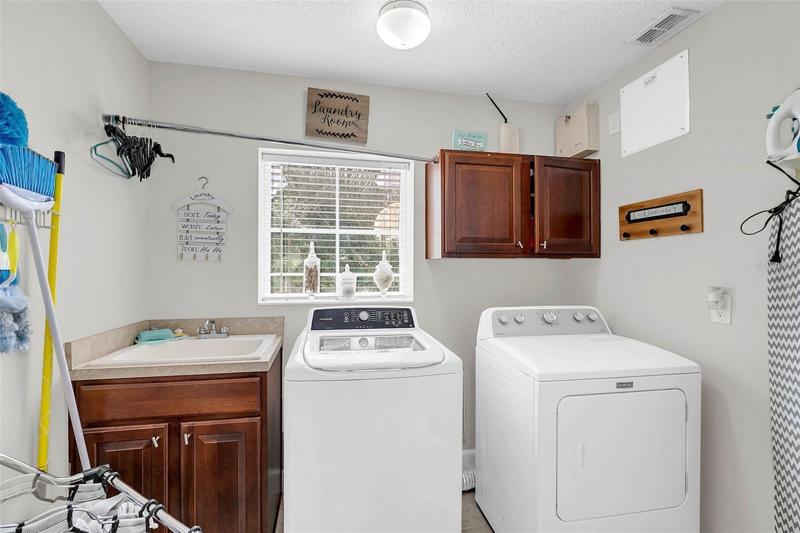 Upstairs laundry room
