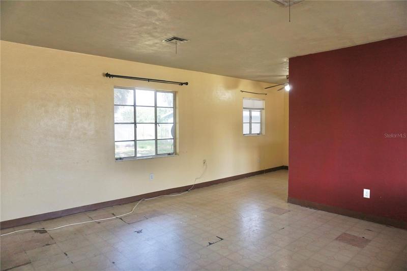 Open living room
