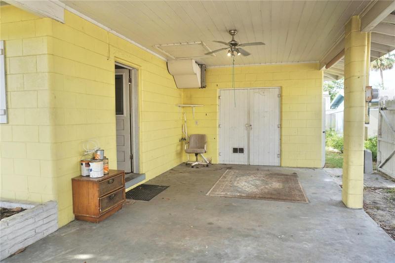 Carport with storage