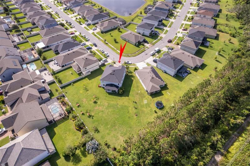 Rear lot/Conservation area