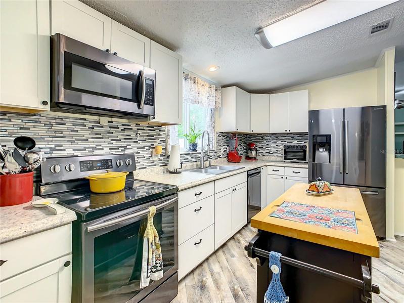 Kitchen with Stainless Steel Appliances