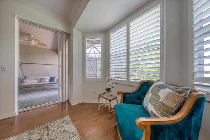 Master Bedroom with slider out to rear lanai
