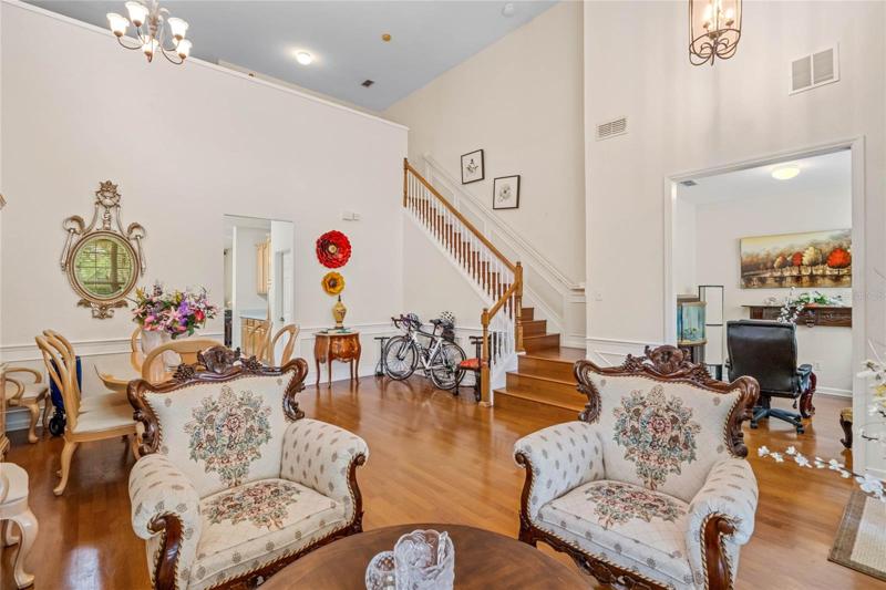 View from the formal living room