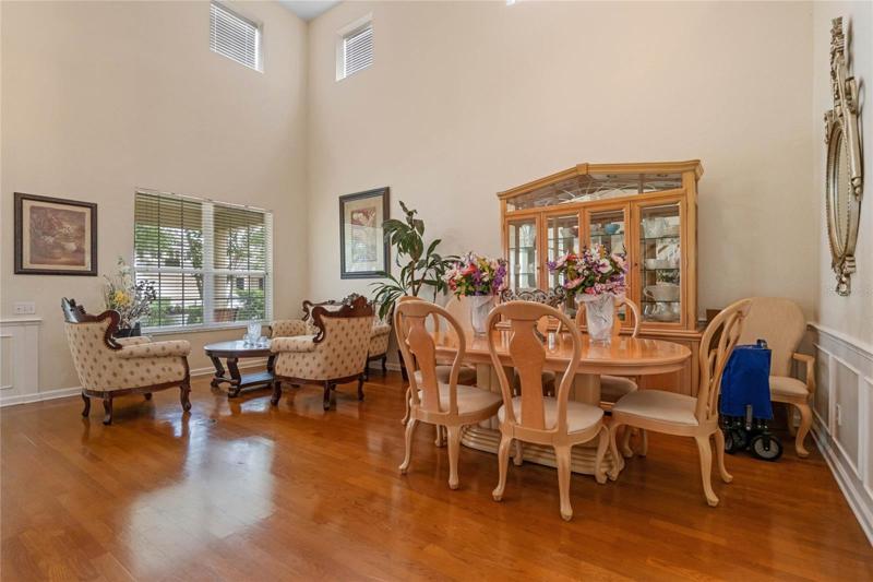 Formal dining area