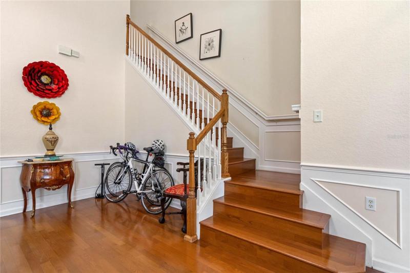 Beautiful wood stairs