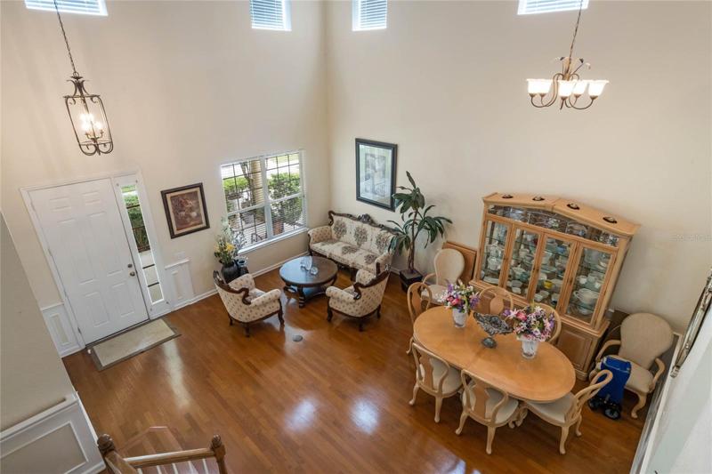 View from the upstairs loft