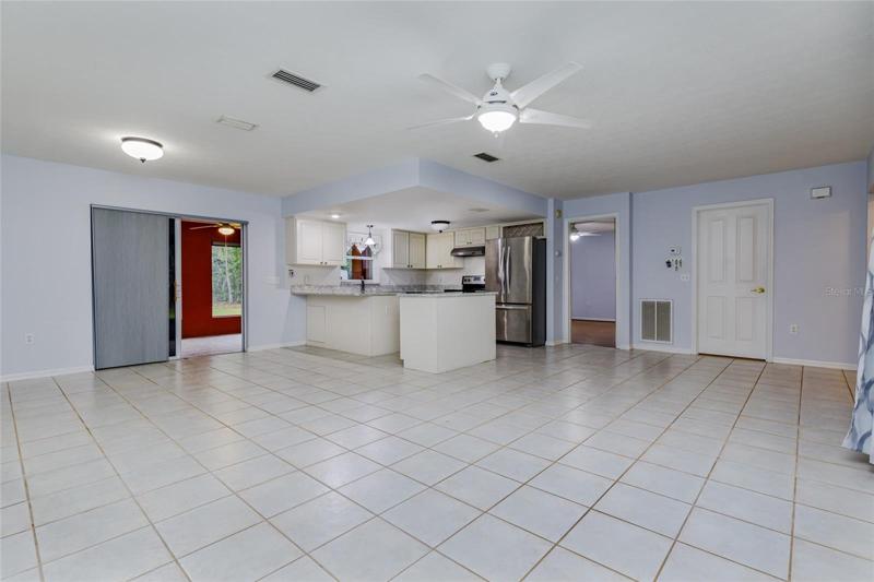 open floor plan