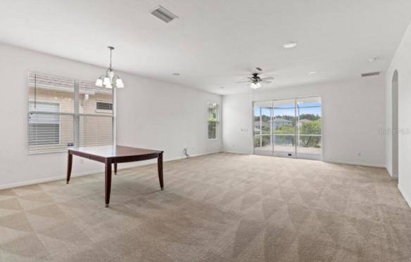 Dining area/family room
