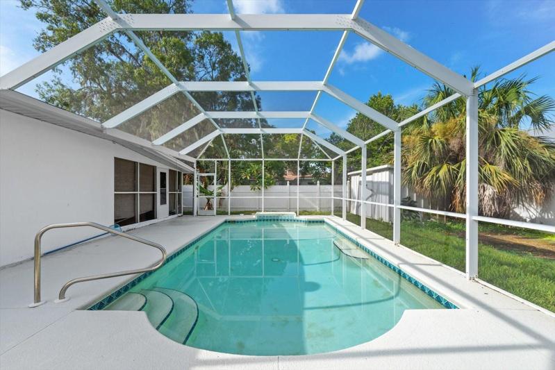 Pool, facing south