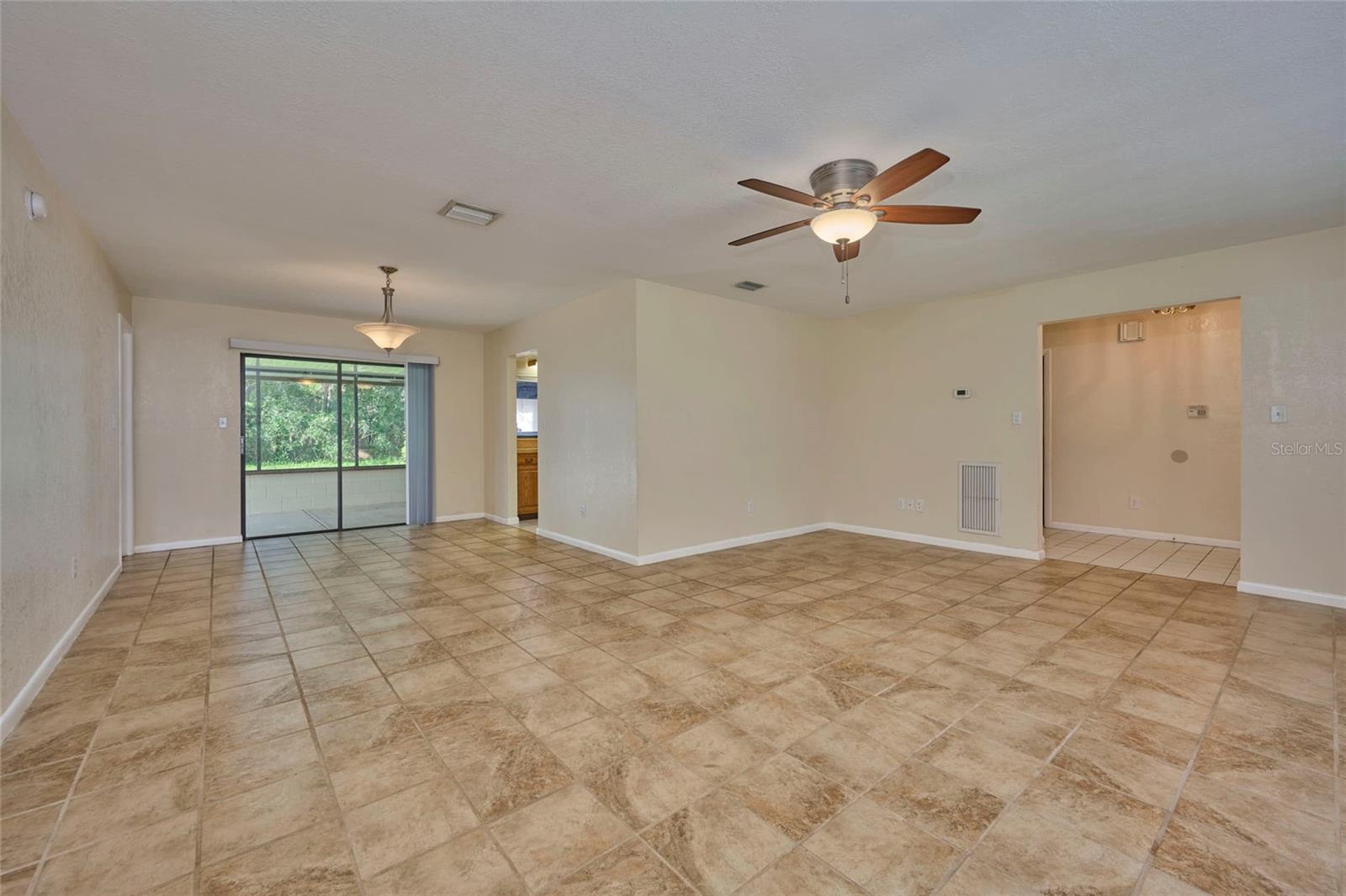 Dining room is adjacent to the formal living room