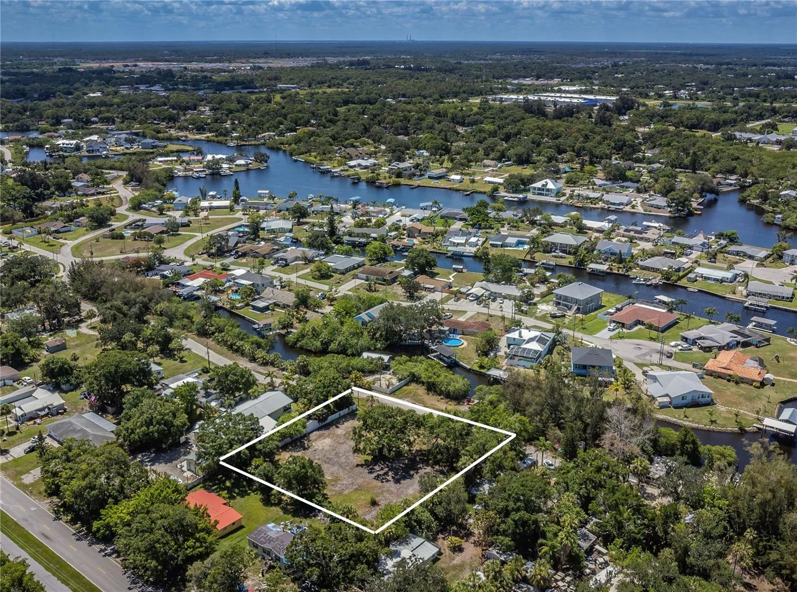 looking southeast