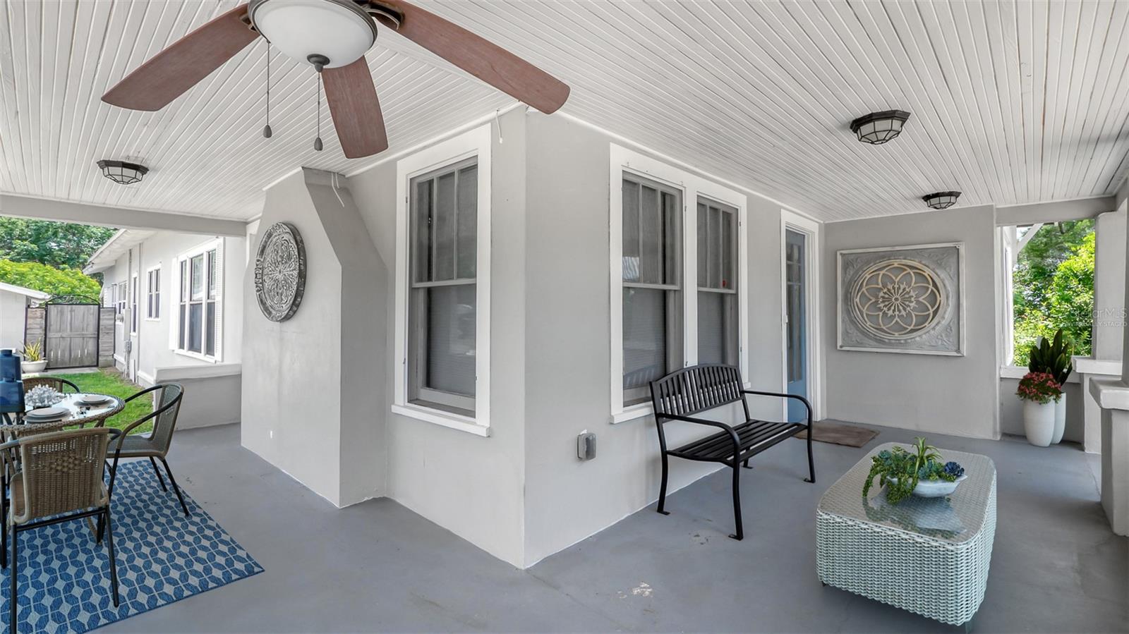 Virtually Staged Wrap Around Porch