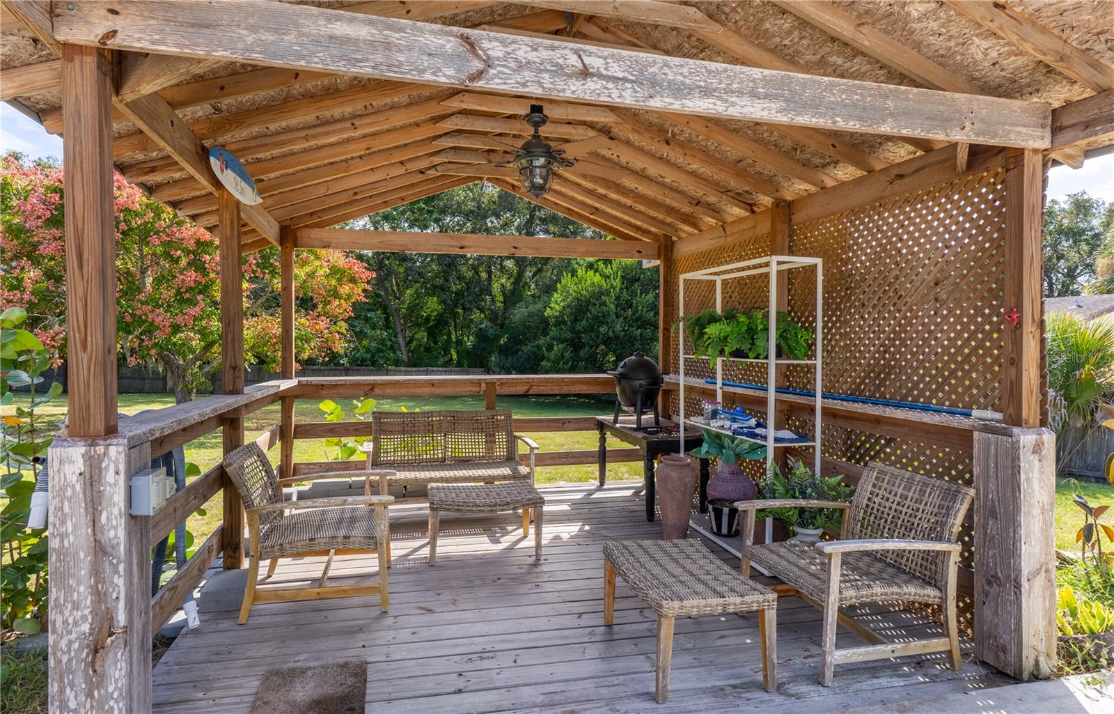 Covered Pool Deck