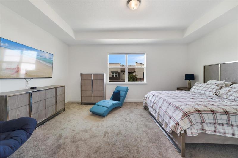 Your bedrooms are all on the second floor, all three a great size, including the primary suite - a tranquil retreat under a decorative tray ceiling and complete with a WALK-IN CLOSET and private en-suite bath!