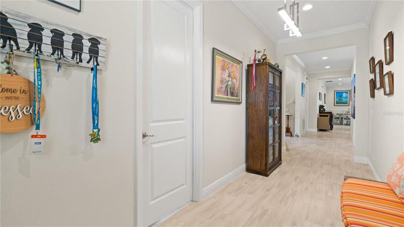 Inside foyer