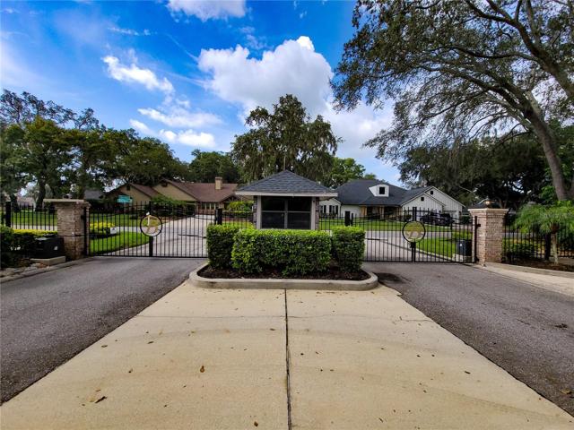 Gated Entrance to the Barrington Oaks