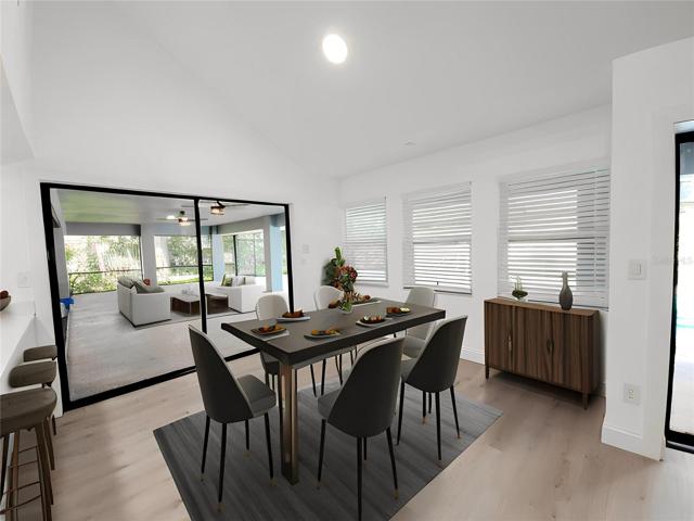 To the back of the Kitchen is an area that could be used as a Dining Room or Dinette depending upon your needs