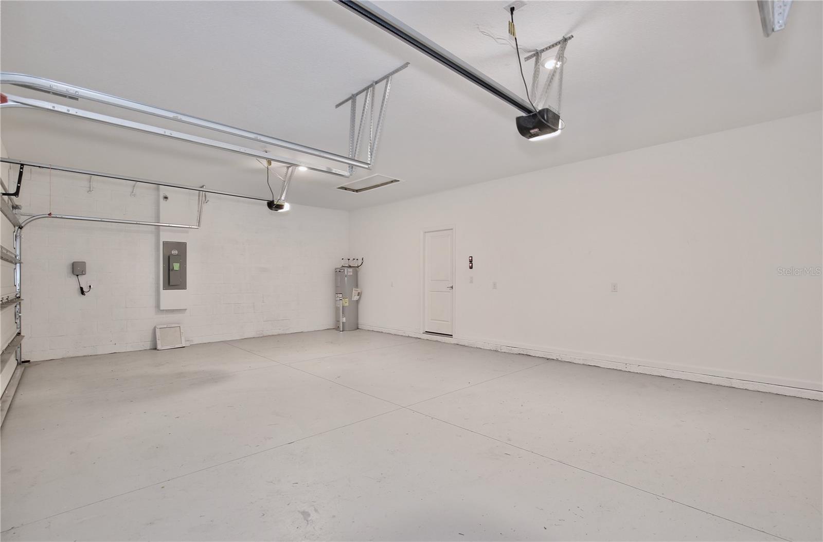 3 car garage with so much space!