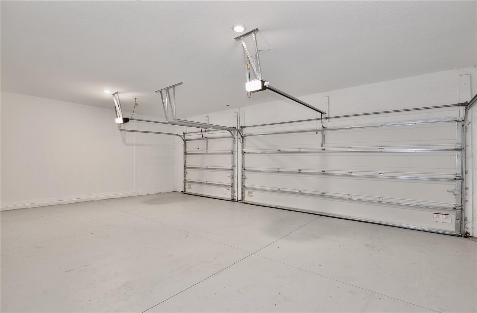 3 car garage with so much space!