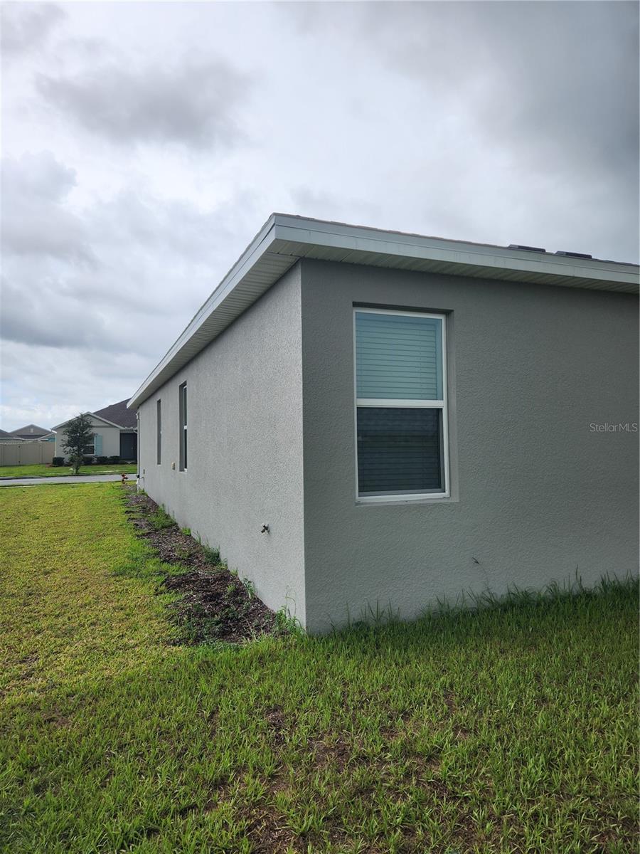 Lots of room between homes.