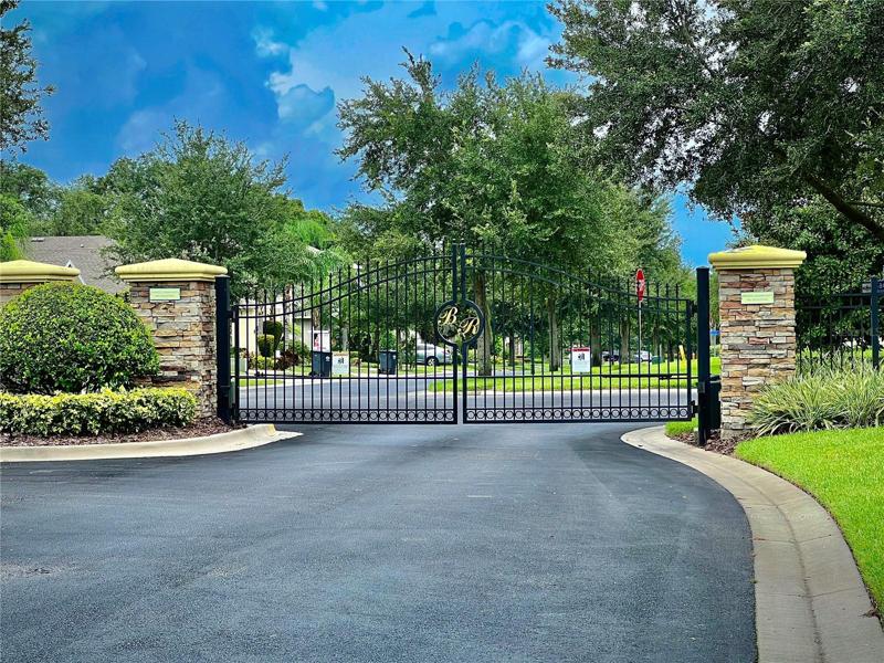 Gated entrance