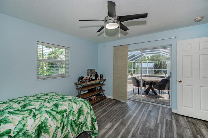 bedroom 2 to pool area