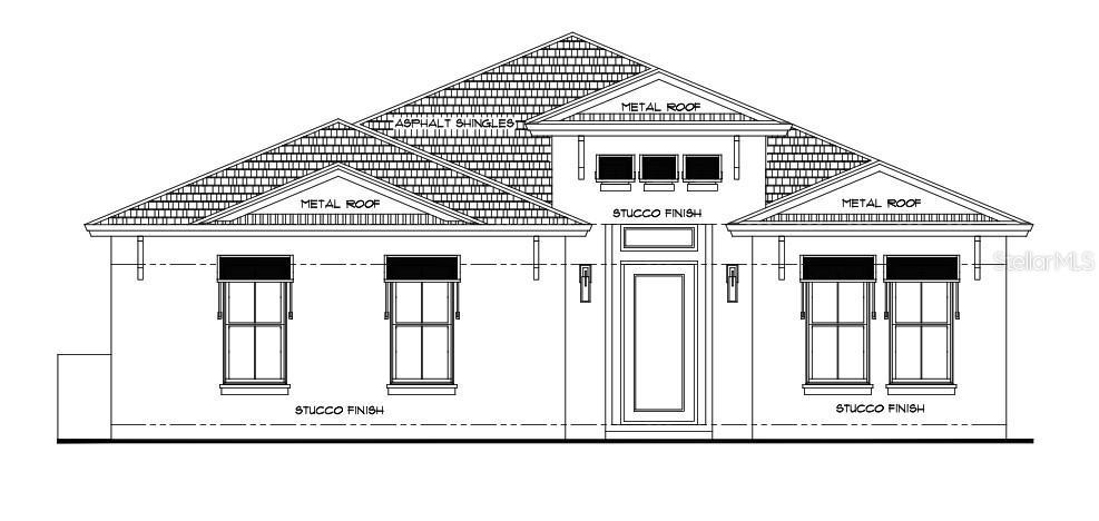 TO BE BUILT- FRONT ELEVATION