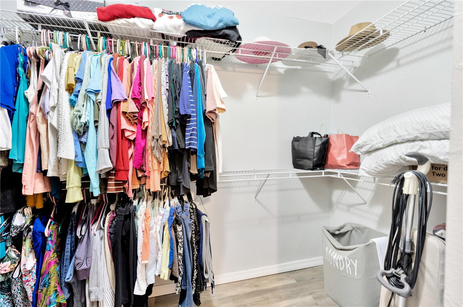 Master walk-in closet