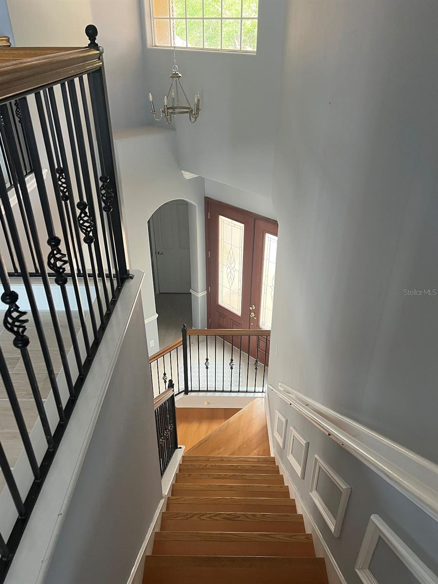 Steps going down