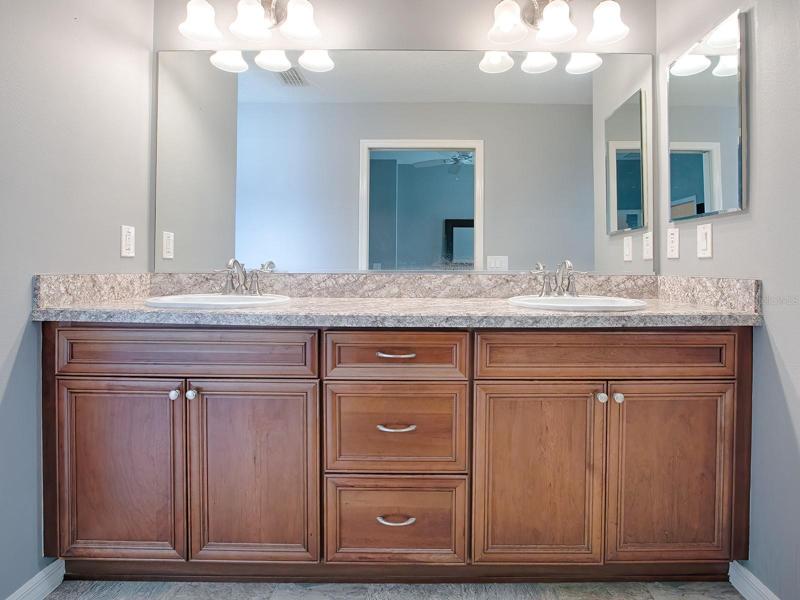 MASTER BATH DOUBLE VANITY