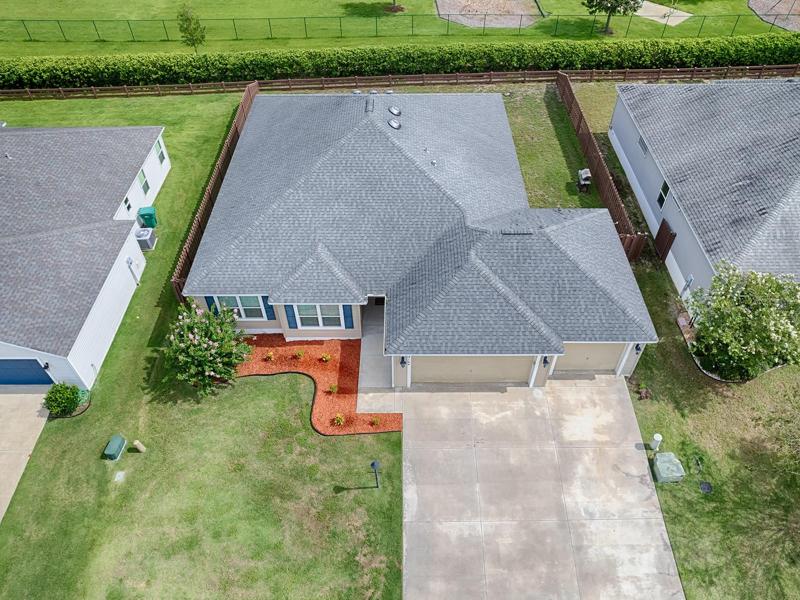 AERIAL VIEW OF HOME