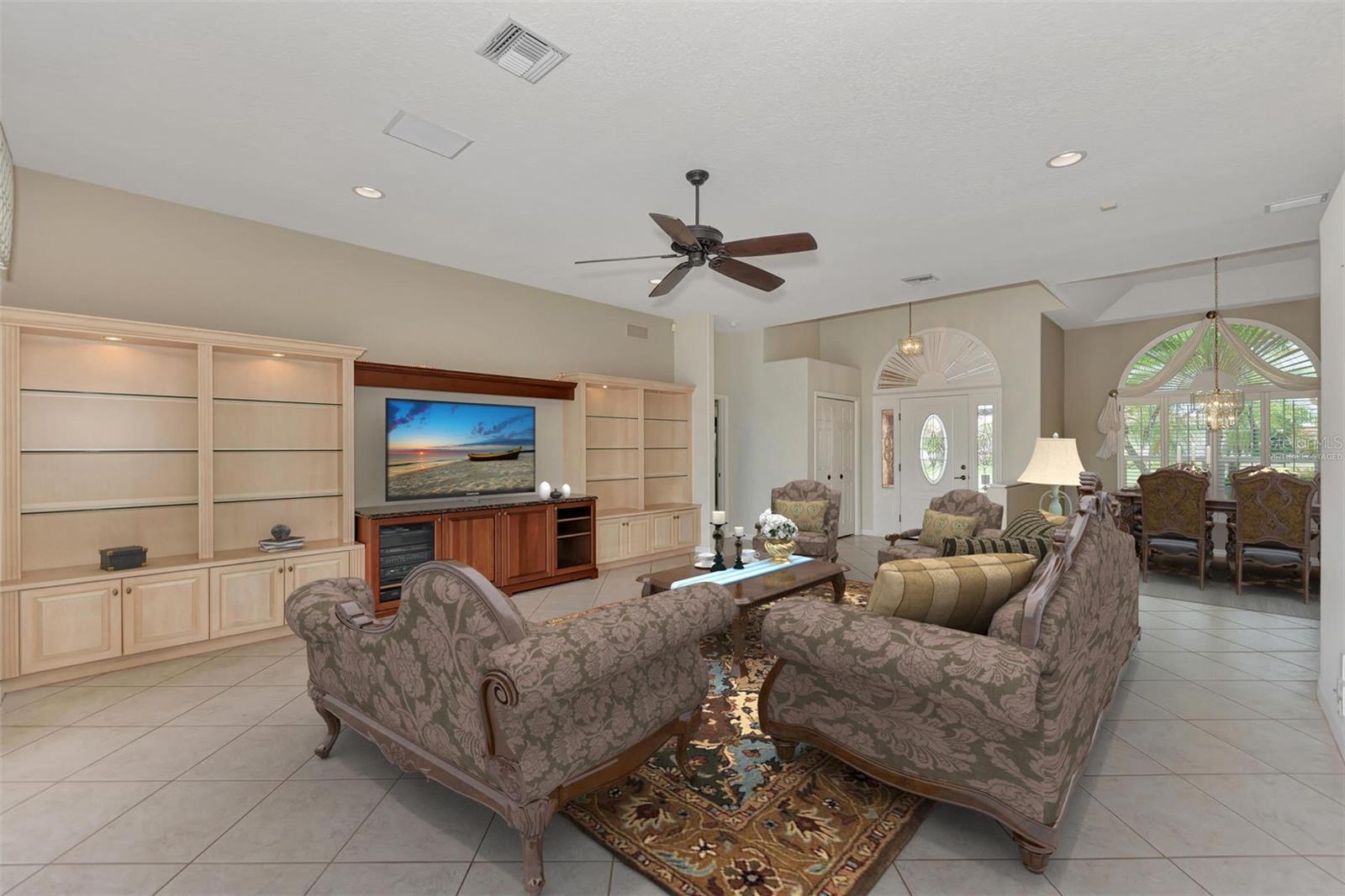VIRTUALLY STAGED GREAT ROOM & DINING ROOM