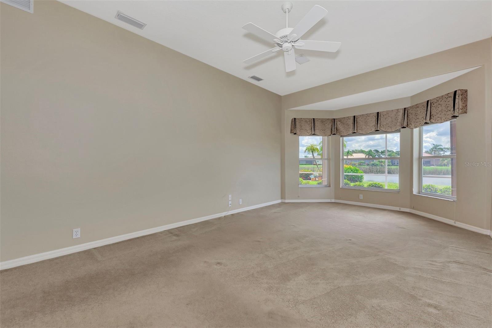 Spacious Master Bedroom Suite with Bay Window