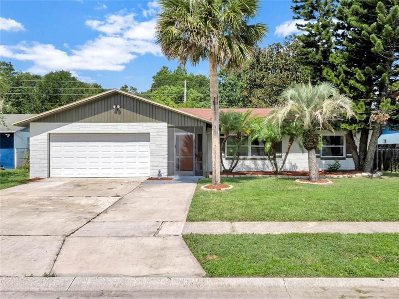 Large driveway