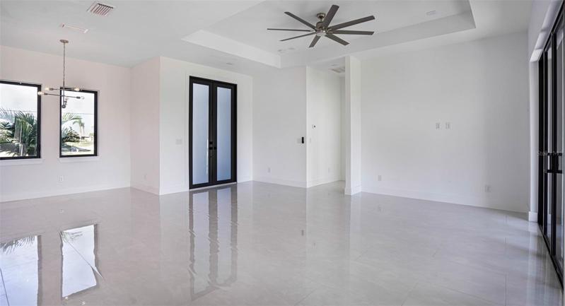 Living Room View From Dining Area