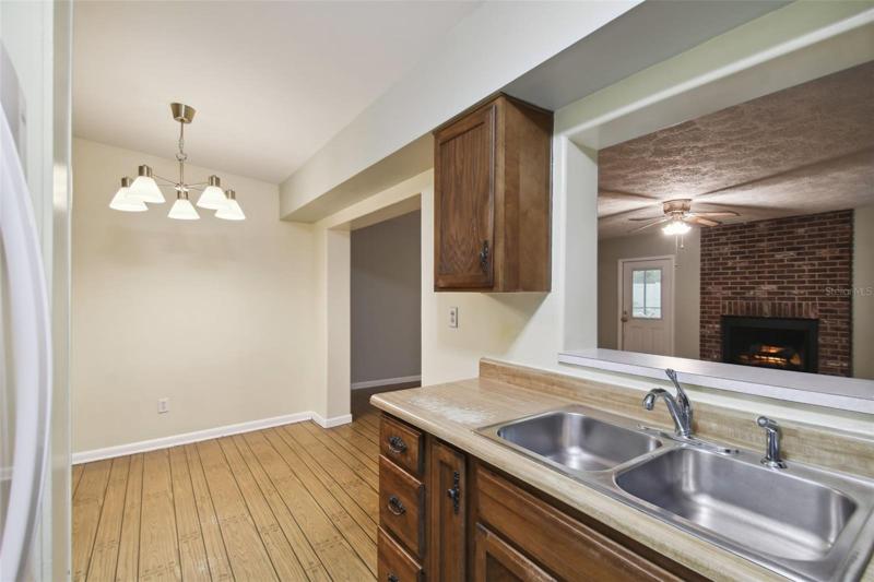 Kitchen Nook and Pass-Thru Serving Window